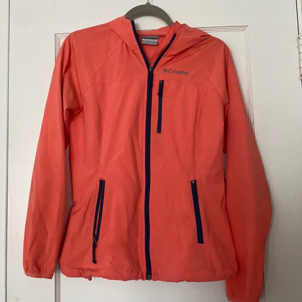 Columbia Pink and Navy Jacket Small